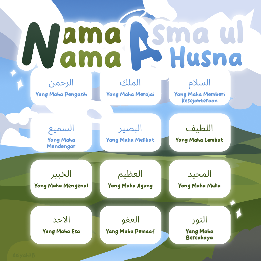 Poster -Asmaulhusna