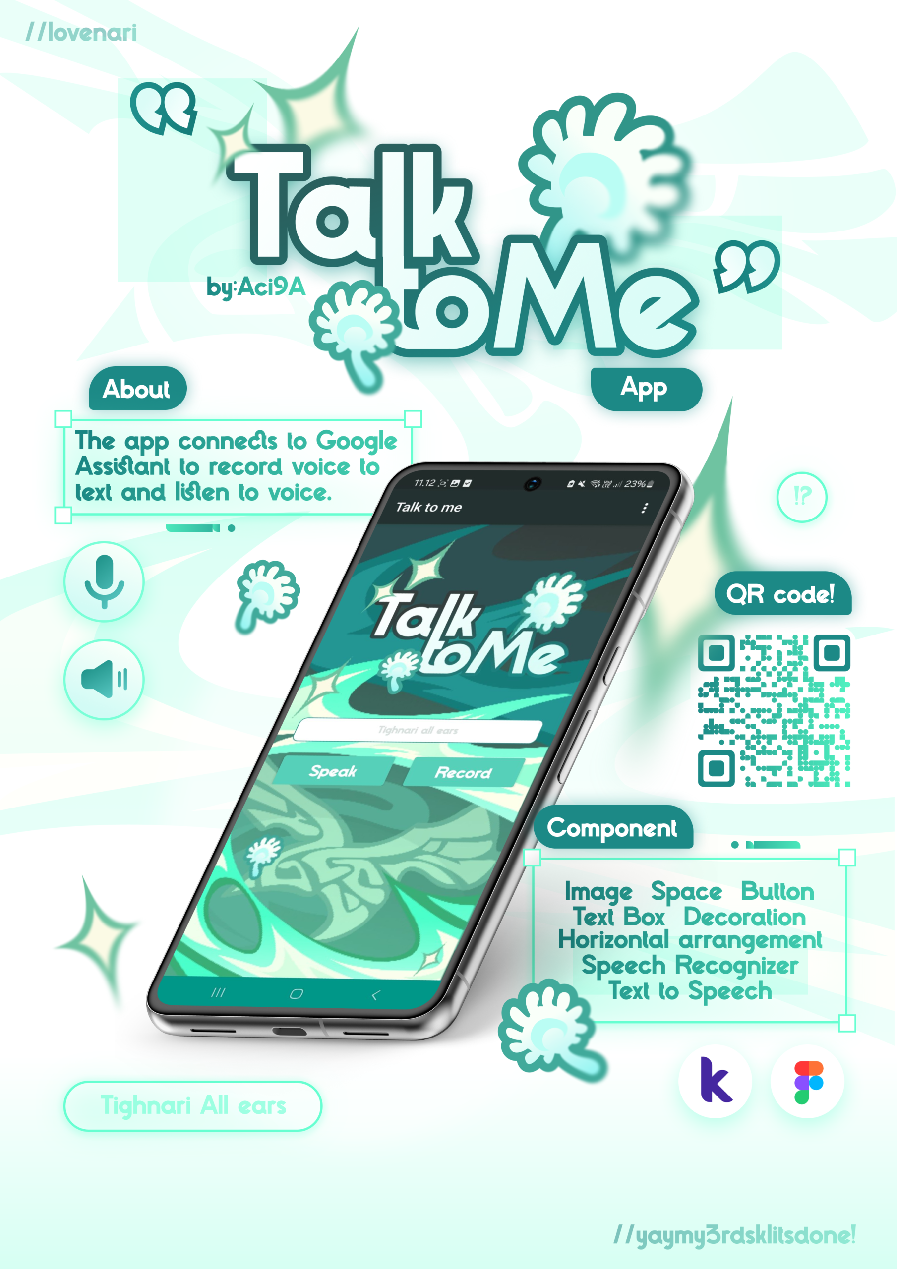 Aci's Talk to me-kodular 3rd skl